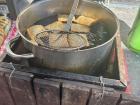These are imqaret being fried fresh for the villagers to enjoy at the chocolate festival I went to this past weekend!
