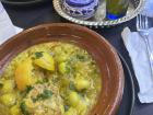 Lemon chicken tajine and Moroccan mint tea
