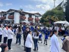 The parade in the center of Atlacomulco on Independence Day