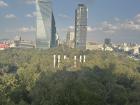 This is el Bosque de Chapultepec, which is a large park within Mexico City