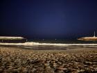 My roommate and I sat on two pool floaties on the beach and listened to the waves, which always relax me