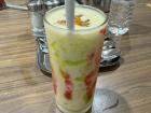 Mid-afternoon drink: falooda, which is a layered cold drink originating in Persia that became famous in the Indian subcontinent