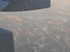 Here is a view of South Korea from the plane