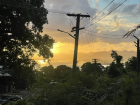 Sunset during an evening walk