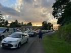 Walking might be faster than sitting in this traffic!