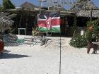 This is the flag of Kenya! It is red, black and green