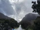 Walking the "Dunloe Gap", a paved road through the mountains in Killarney National Park, Ireland, surrounded by sheep!