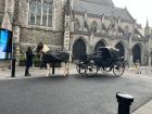 A traditional horse drawn carriage, now used as a tourist attraction, in Ireland