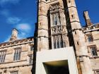 The front of the Quad building at the University of Sydney