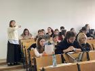 I helped teach a lecture with a friend while in Cluj
