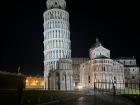 Seeing the Leaning Tower lit up at night felt like stepping into a piece of history