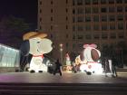 I saw big Snoopy in Taipei