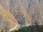 Many of Albania’s roads wind through mountains like this, full of endless turns and breathtaking views