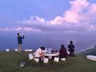 The sunset view from the top of Lanyu's weather station