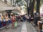 On Saturdays in Pavia, people browse and shop at markets and stalls filled with everything you can imagine 