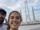 Here we are with the monument that represents these four struggles; it stands between the historic downtown and the malecon (boardwalk)