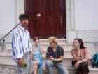 My friend group and me in Lisbon, Portugal