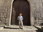 At a cathedral in Segovia