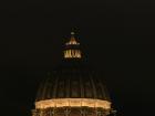 Dome of St. Peter’s Basilica at night