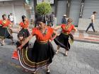 Dancing in the street in Cotacachi