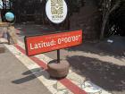 A sign from the Equator