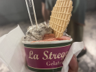Straitachella & Fragola Gelato! (Chocolate Chip & Strawberry Ice cream) 