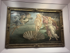 The Birth of Venus by Botticelli in the famous Uffizi Gallery in Florence