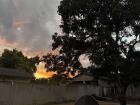 A glimpse of the beautiful sunset in Zambia
