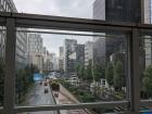 I took a picture of the rainy day from the Tokyo station as we were heading to the restaurant