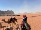 Experiencing Wadi Rum on the back of a camel