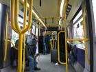 Inside of the Laus, Dublin's tram system