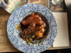 A plate of Bangers and Mash, a classic Irish/British food