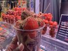 While at the market I was able to grab some strawberries with chocolate on top