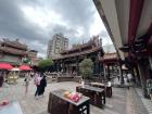 The courtyard at Lungshan Temple