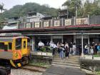 The Pingxi Train runs through north Taiwan's mountains