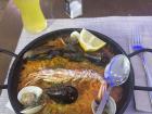 This is Paella Marinera (Seafood Paella). Delicious!