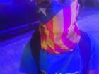Wearing the Catalonian Independence Flag