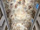 This fresco-style painting by Luca Giordano adorns the ceiling of a cathedral in Toledo