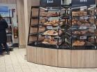 Bakery section at Lidil, a grocery store chain in Germany