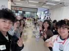 Inside the cafeteria at Hwa Nan 