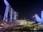 Seeing Singapore during night (the weather was super warm that day)