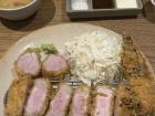 Delicious "tonkatsu" I ate with fellow teachers after work