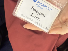 My name tag at a Fulbright conference