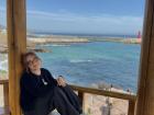 At the Pacific Ocean on the other side of the world!
