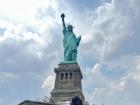 When I went to New York City with my family, we visited the Statue of Liberty