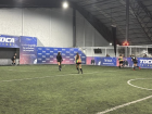 An indoor fútbol field in Mexico City, showing how the sport is played everywhere—from parks to professional stadiums to community sports centers