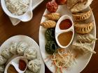 My first momos in Nepal!