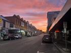 A pretty sunrise in Hobart