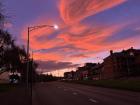 A beautiful sunset in Hobart. Look at all the colors!
