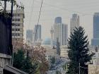 At a distance, you can see a cross-section of the city: steep, curvy roads situated in between mosques, houses and tall buildings